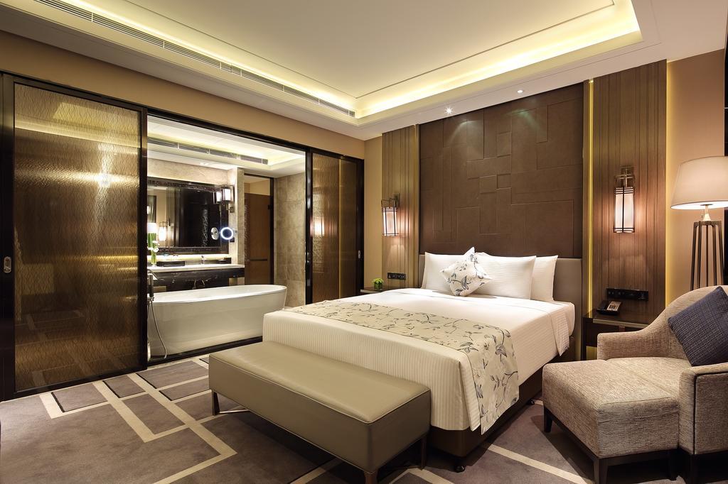 Wanda Realm Hotel Dongying Bagian luar foto